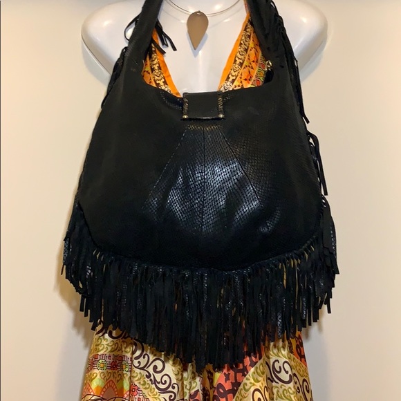 JIMMY CHOO FRINGE PURSE - Picture 7 of 10